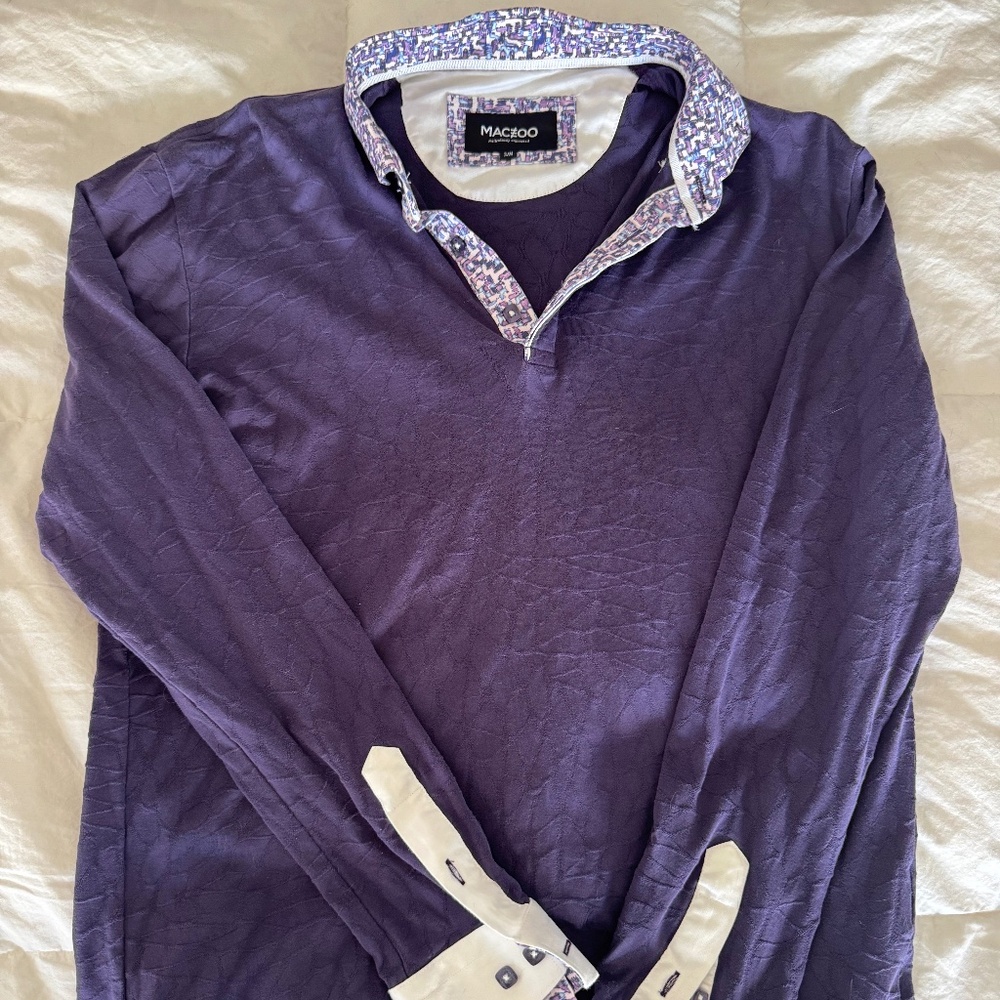 MacEio, 3/m Light weight Long sleeve shirt, purple